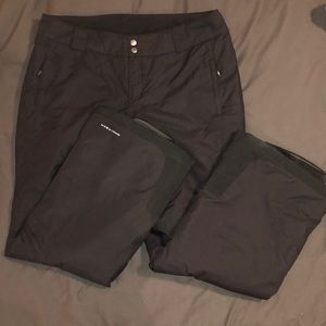 Black snow pants